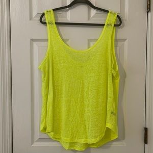 Torrid Neon Knit Racerback Sleeveless Active Tank Plus Size 1X